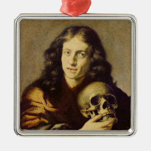 Ornamento De Metal Retrato de um homem