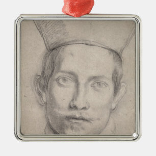 Ornamento De Metal Retrato de uns 2 cardinais