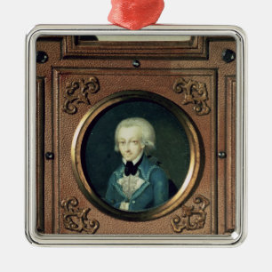 Ornamento De Metal Retrato de Wolfgang Amadeus Mozart, 1773