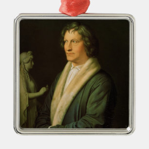 Ornamento De Metal Retrato do escultor Bertel Thorvaldsen