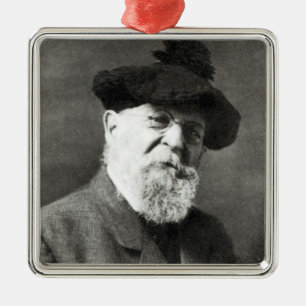Ornamento De Metal Retrato do lobo de Joseph