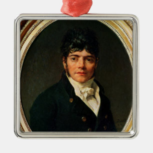 Ornamento De Metal retrato do medalhão do Comte Esteve, 1804