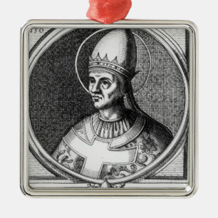 Ornamento De Metal Retrato do papa Gregory VII