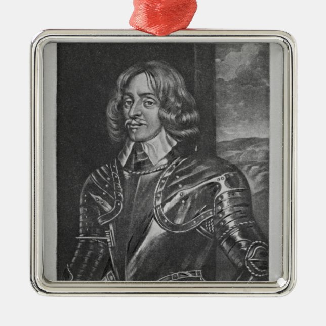 Ornamento De Metal Retrato do senhor Philip Stapleton (Frente)