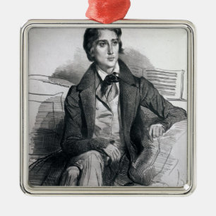Ornamento De Metal Retrato Franz Liszt do agosto de 1832