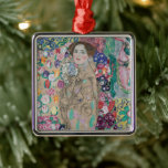 Ornamento De Metal Retrato póstumo de Ria Munk por Gustav Klimt<br><div class="desc">O retrato póstumo de Ria Munk (1918) de Gustav Klimt é uma pintura de retrato de arte vitoriana do simbolismo vitoriano. A jovem no retrato é Maria Munk que se suicidou em 28 de dezembro de 1911, depois que a escritora Hanns Heinz Ewer cancelou seu noivado. Enquanto trabalhava nesse retrato,...</div>