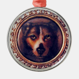 Ornamento De Metal RETRATOS DE CACHORRO MINIATURA Pincher