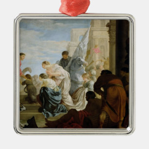 Ornamento De Metal Reunião de Anthony e Cleópatra, c.1645