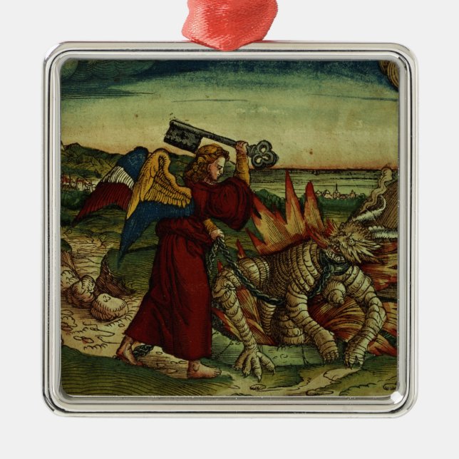 Ornamento De Metal Revelação (Frente)