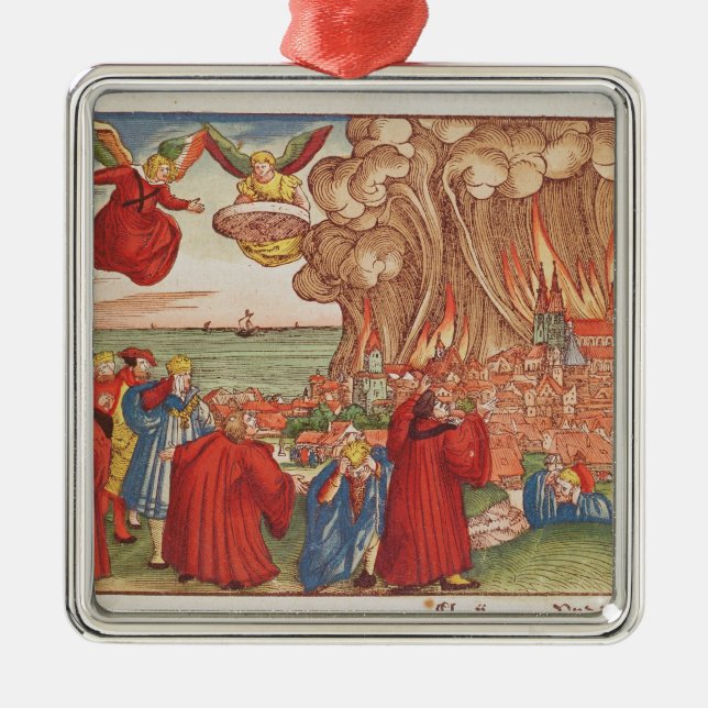 Ornamento De Metal Revelação (Frente)