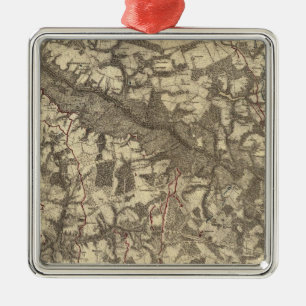 Ornamento De Metal Richmond, Virginia