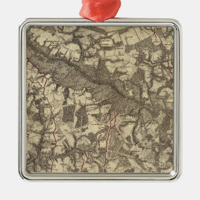 Ornamento De Metal Richmond, Virginia (Frente)