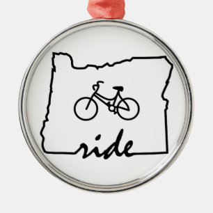 Ornamento De Metal Ride Oregon