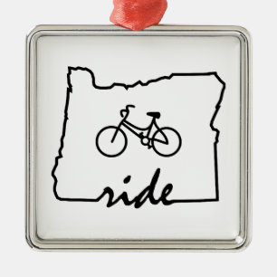 Ornamento De Metal Ride Oregon