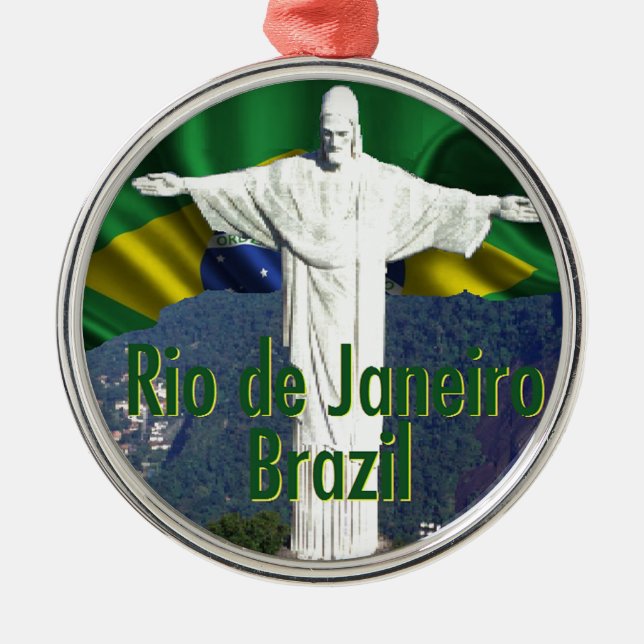 Ornamento De Metal Rio de Janeiro Brasil (Frente)