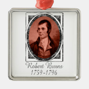 Ornamento De Metal Robert Burns