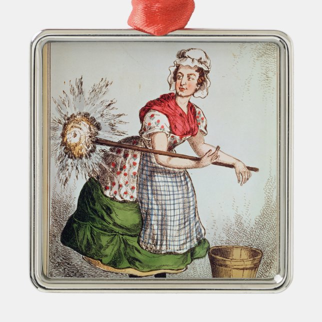 Ornamento De Metal Robertena Peelena a empregada doméstica de todo o (Frente)