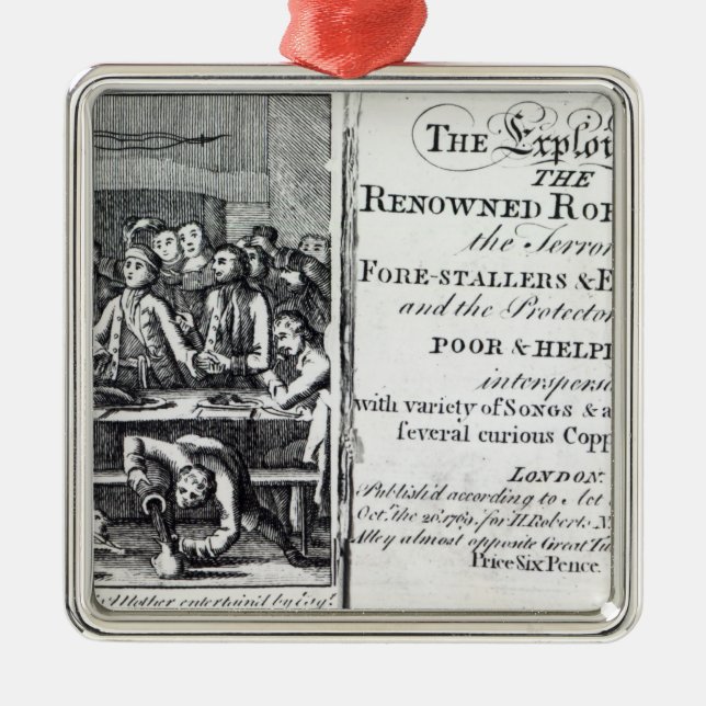 Ornamento De Metal Robin Hood e sua mãe (Frente)