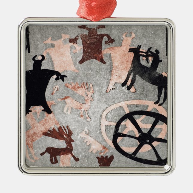 Ornamento De Metal Rocha que pinta 1994 (Frente)