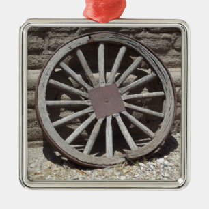 Ornamento De Metal Roda de vagão