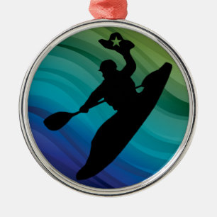 Ornamento De Metal Rodeo Kayak