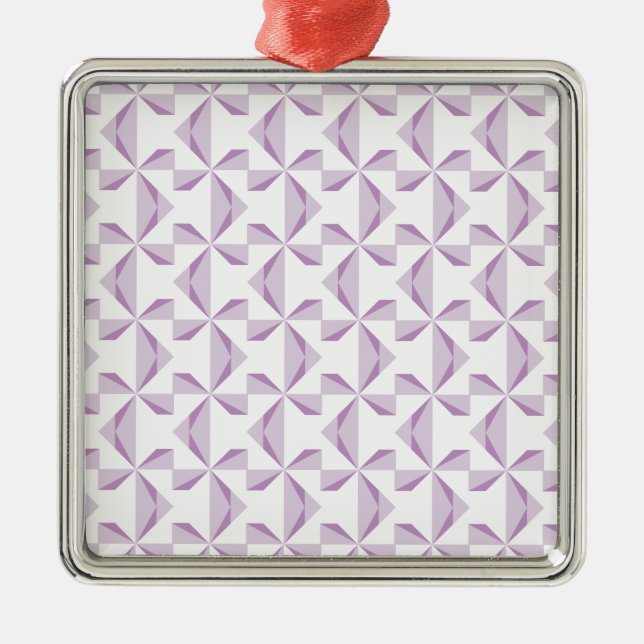 Ornamento De Metal Rodinhas roxas (Frente)