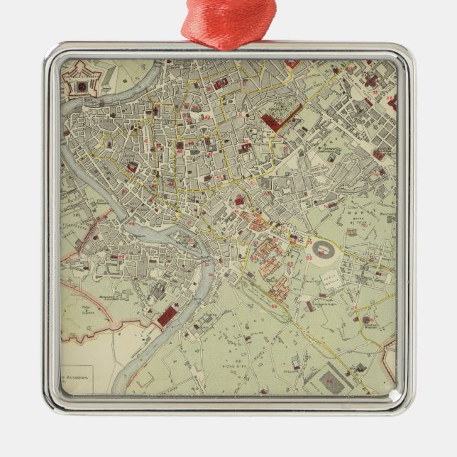 Ornamento De Metal Roma 2 (Frente)