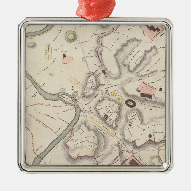 Ornamento De Metal Roma antiga (Frente)