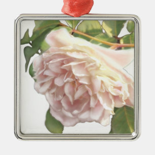 Ornamento De Metal Rosa De Pêssego De Maré