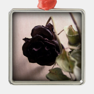 Ornamento De Metal Rosa Gótico