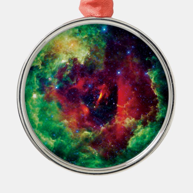 Ornamento De Metal Rosetta Nebula NASA - Foto Espacial (Frente)