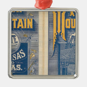 Ornamento De Metal Rota da montanha do ferro