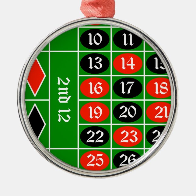 Ornamento De Metal roulette2 (Frente)