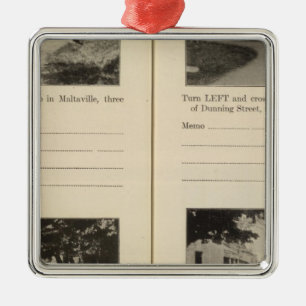 Ornamento De Metal Rua de Maltaville Dunning