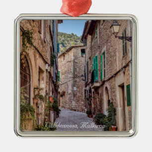 Ornamento De Metal Rua estreita em Valldemossa village - Mallorca