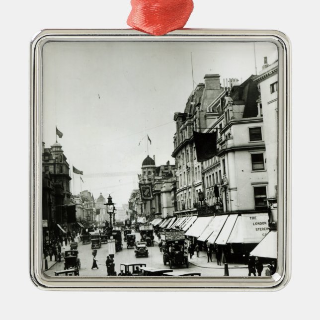 Ornamento De Metal Rua regente, 1910s (Frente)