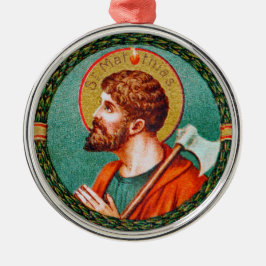 Ornamento De Metal Ruas. Matthias the Apostle (JMAS 09)
