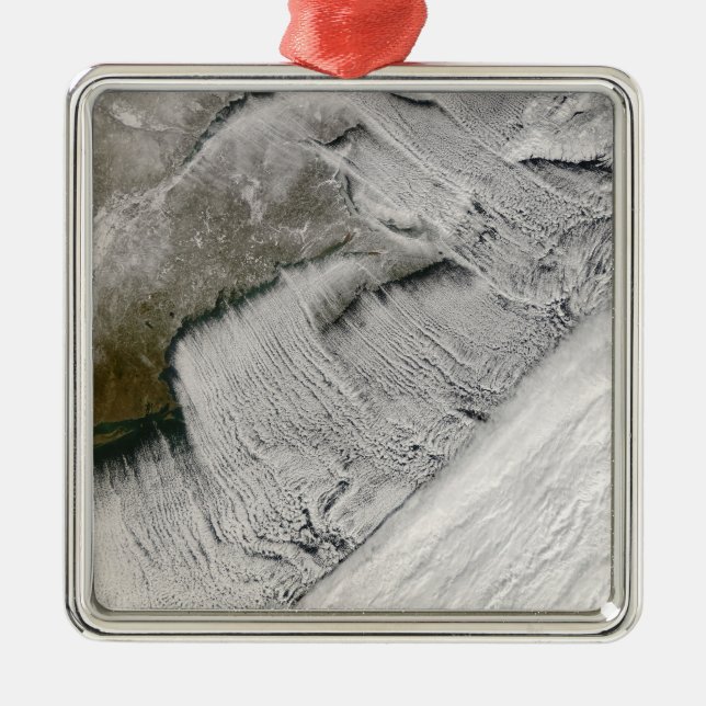 Ornamento De Metal Ruas nuvens da Nova Inglaterra e das Maritimes (Frente)