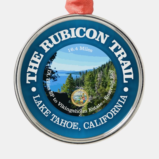 Ornamento De Metal Rubicon Trail (OBP) (Frente)