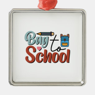 Ornamento De Metal Saco Para A Escola