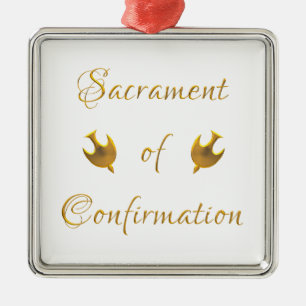 Ornamento De Metal Sacramento ouro de Eucharist Host e Chalice