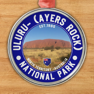 Ornamento De Metal Sacred Rock of Australia – Uluru National Park