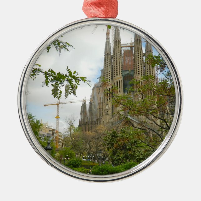 Ornamento De Metal Sagrada Família, Barcelona (Frente)