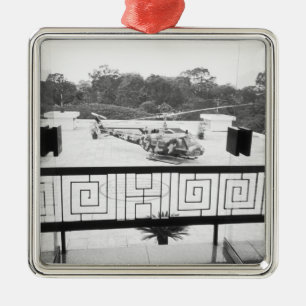 Ornamento De Metal Saigon HCMC Vietnam, Helicóptero Huey