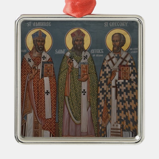 Ornamento De Metal Saint Patrick (Frente)