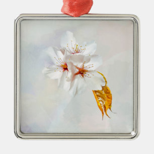 Ornamento De Metal Sakura - cereja japonesa floresce