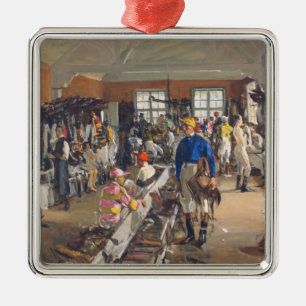 Ornamento De Metal Sala de camas dos Jockeys em Ascot Racecril
