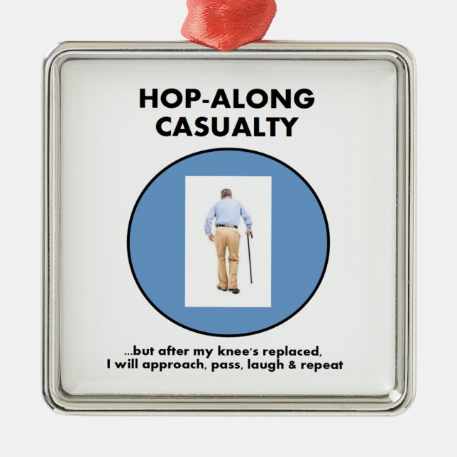 Ornamento De Metal Salto-ao longo da víctima - espere até minha (Frente)