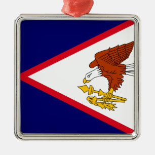 Ornamento De Metal Samoa Americana