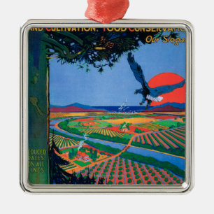 Ornamento De Metal San Francisco, mostra de CaliforniaLand